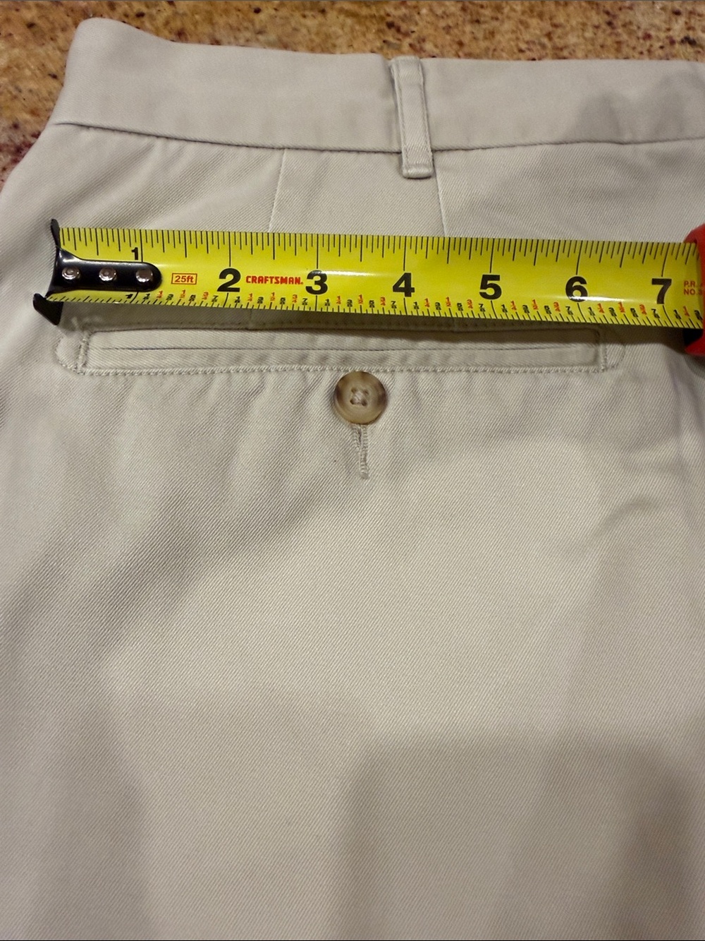 DANIEL CREMIEUX FLAT FRONT MENS KHAKI 5 POCKET SHORTS SIZE 40 WAIST - Picture 11 of 11